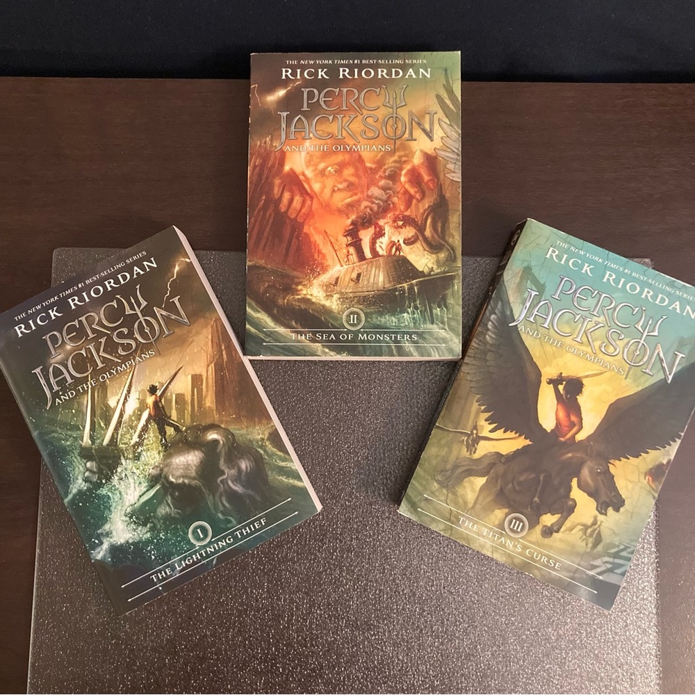 DISNEY 3 Percy Jackson books